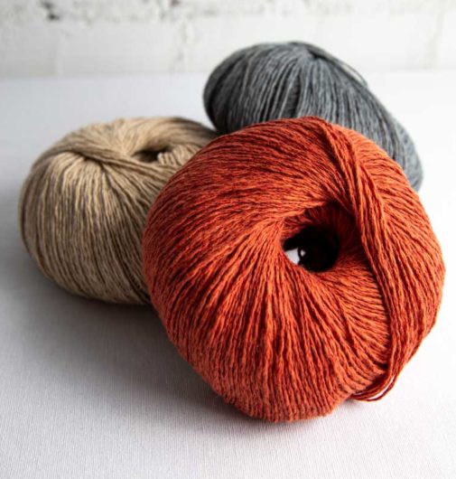 Three balls of yarn